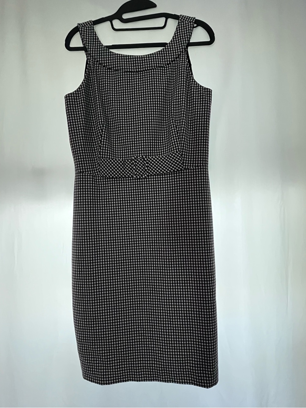 Calvin Klein Black & White Gingham Dress